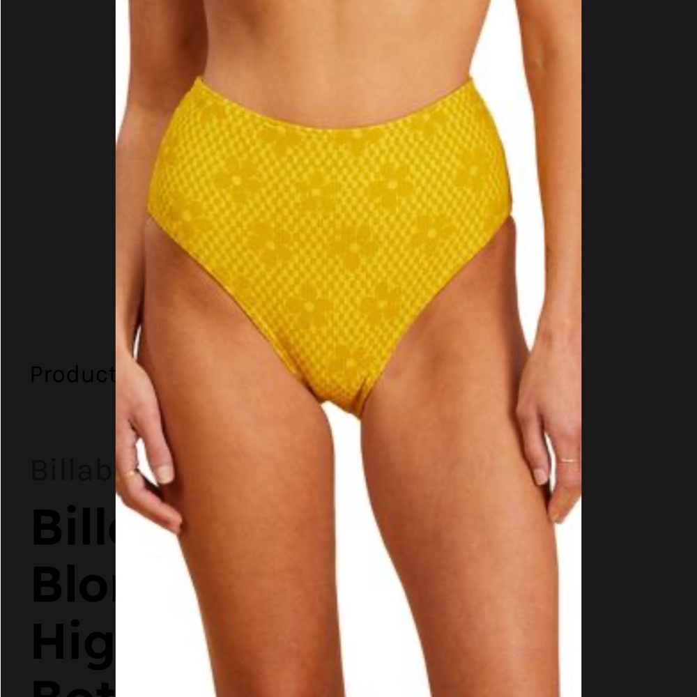 The Salty Blonde Made Ya Look High Waist Bikini Bottoms in Salty Sol Sz …